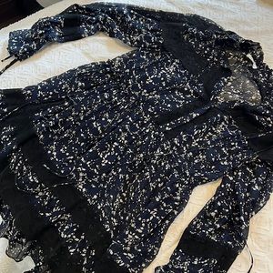 R/R Studio dress navy and black. Fabulous condition. Size 4